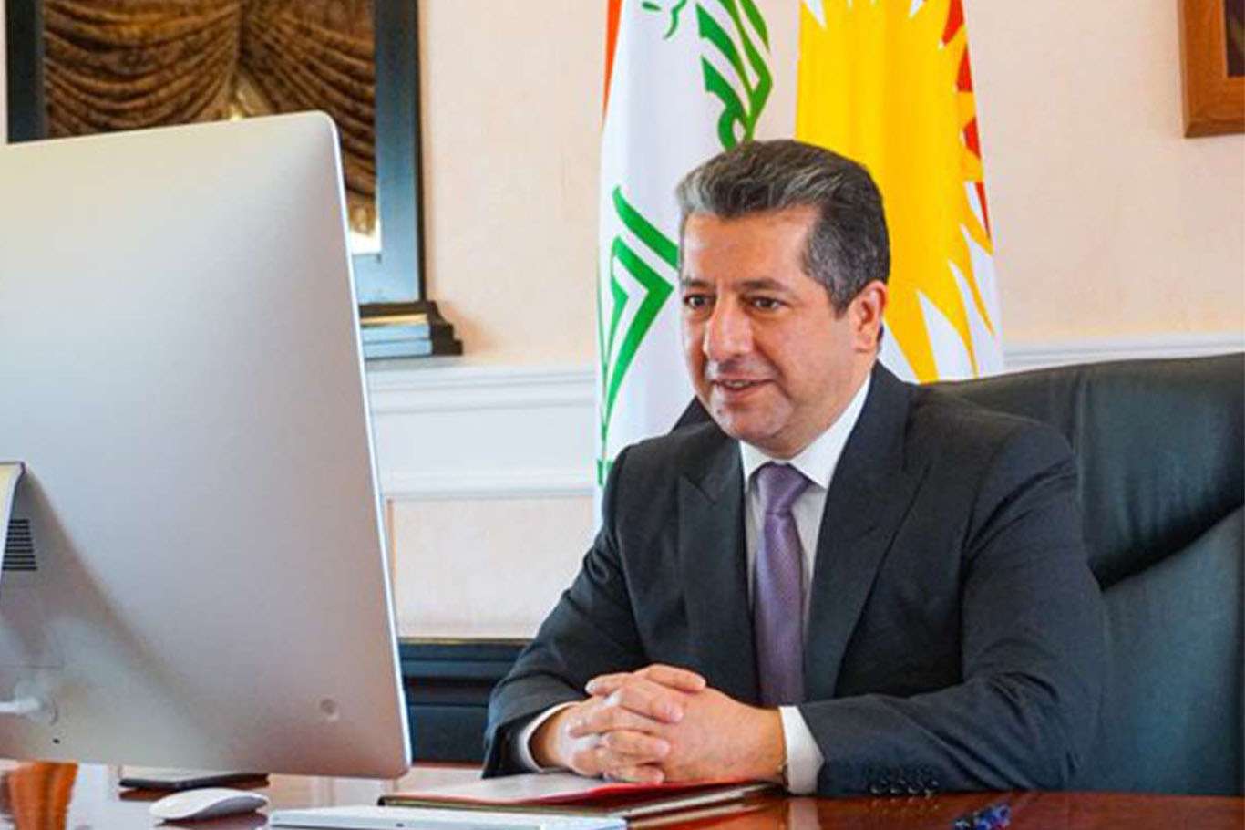 Kürdistan Bölgesi Başbakanı Mesrur Barzani: “Kazimi’nin ziyareti önemli bir adım” Kürdistan Bölgesi Başbakanı Mesrur Barzani: “Kazimi’nin ziyareti önemli bir adım”